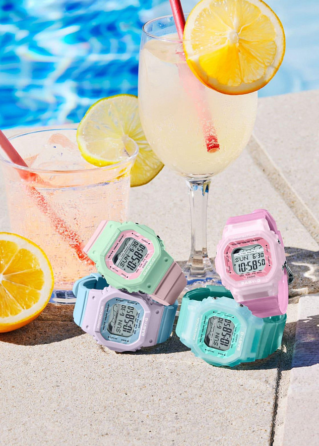 Часы Casio Baby-G BLX-565-3E — пластик, женские