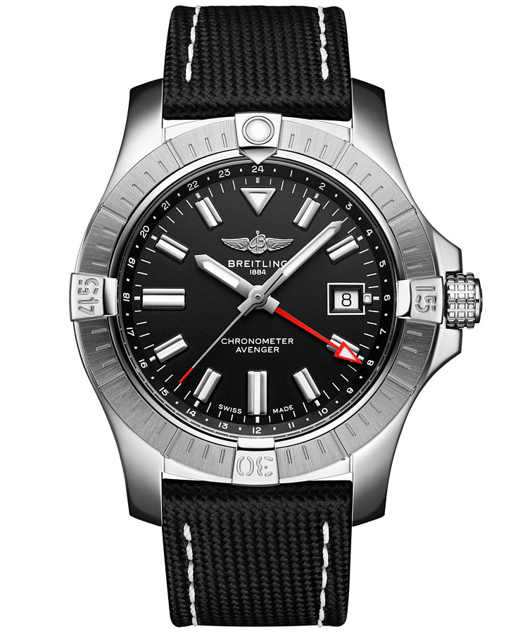 Часы Breitling Avenger Automatic GMT 43 A32397101B1X2 — мужские, черный