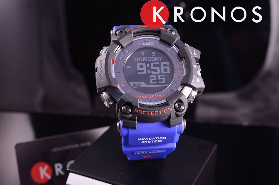 Часы Casio G-Shock GPR-B1000TLC-1D — черный, сталь пластик