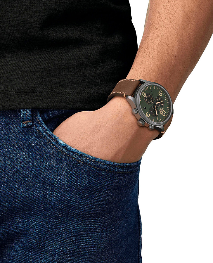 Часы Tissot Chrono XL T116.617.36.097.00 — кварцевые, сталь металл