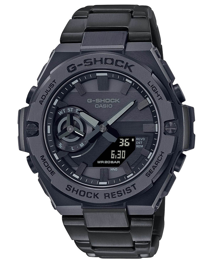 Часы Casio G-Shock GST-B500BD-1ADR (GST-B500BD-1A) — мужские, черный