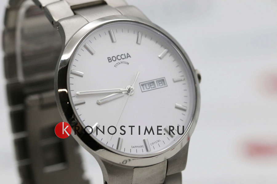 Часы Boccia Titanium 3649-01 — Германия, кварцевые