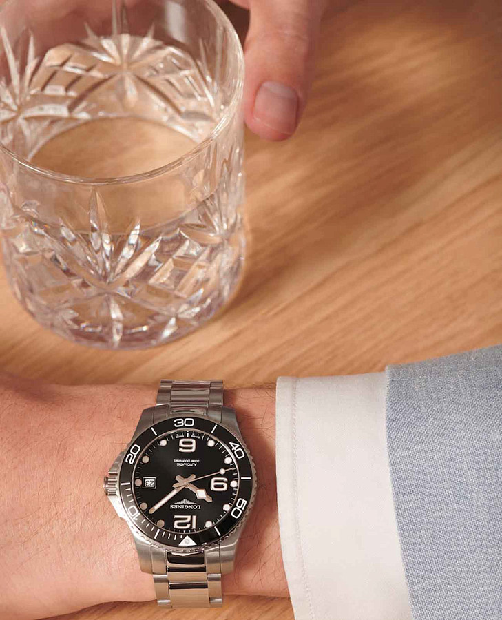 Часы Longines HydroConquest L3.780.4.56.6 — механические, Швейцария, мужские