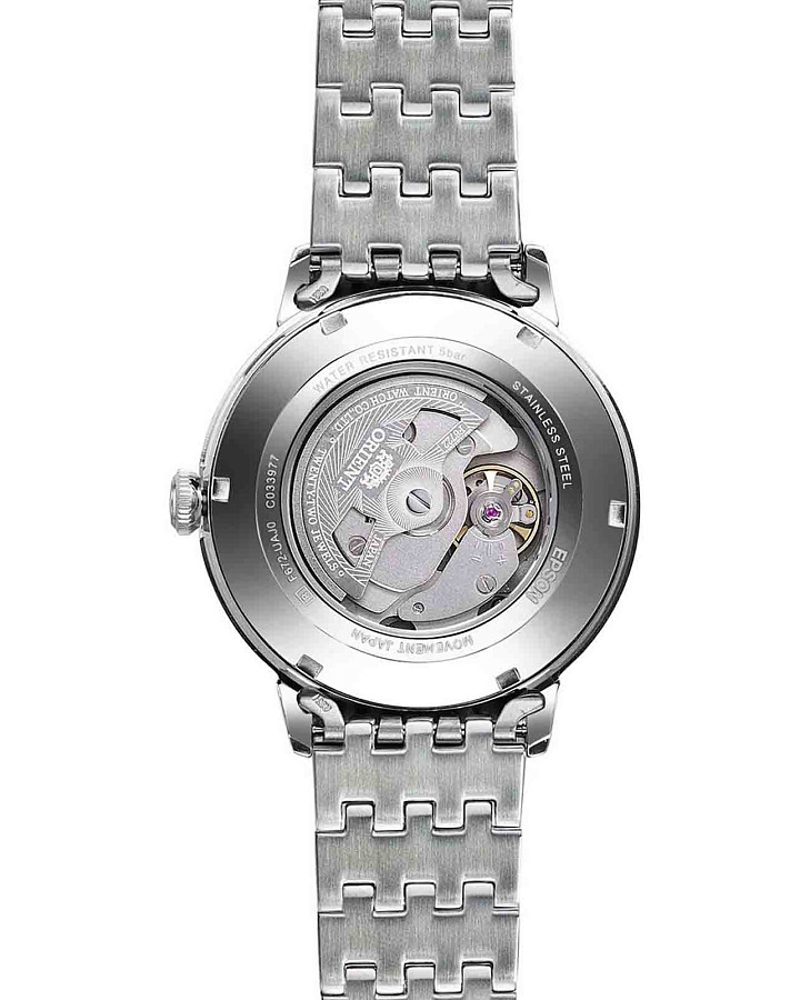 Часы Orient Classic Automatic RA-AC0J07S (RN-AC0J07S) — белый, металл сталь