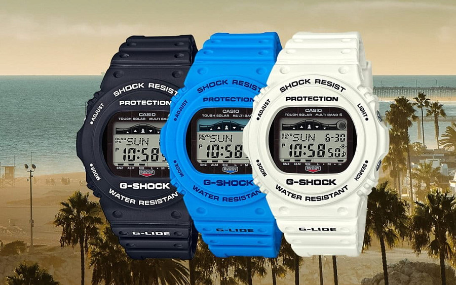 Часы Casio G-Shock GWX-5700CS-2E — пластик, Япония