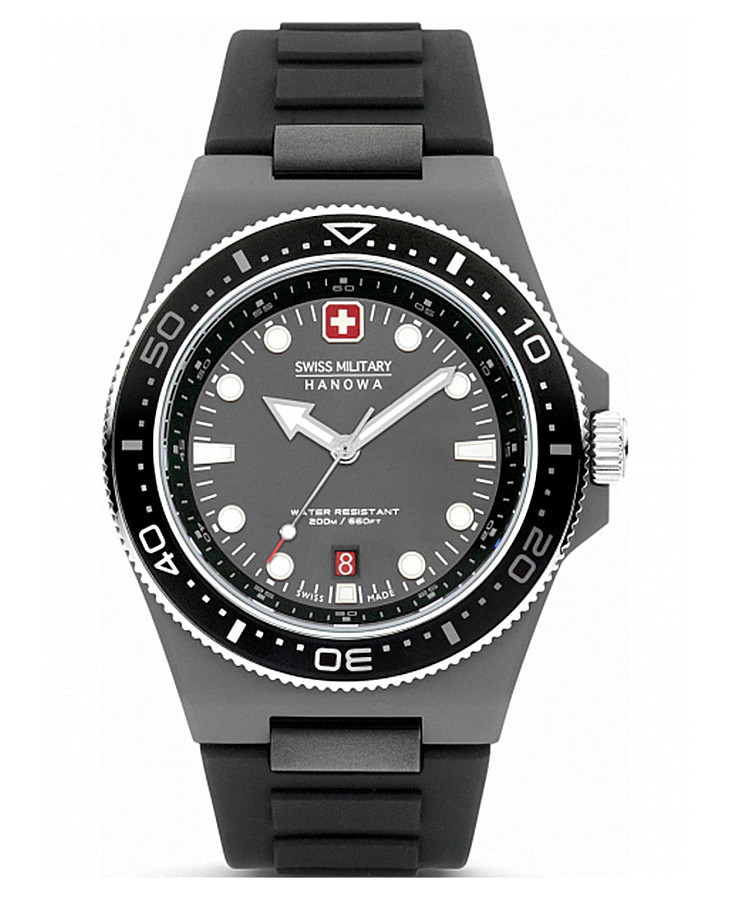 Часы Swiss Military Hanowa Ocean Pioneer SMWGN0001182 — мужские, серый