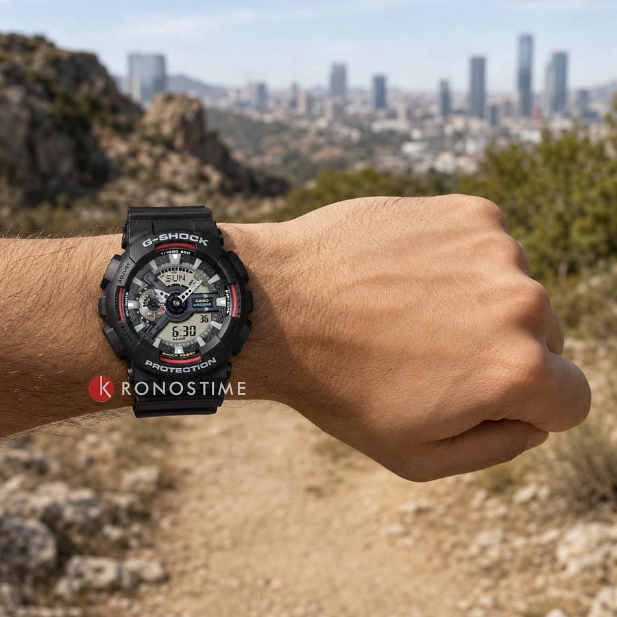 Часы Casio G-SHOCK GA-110RL-1A — Япония, кварцевые