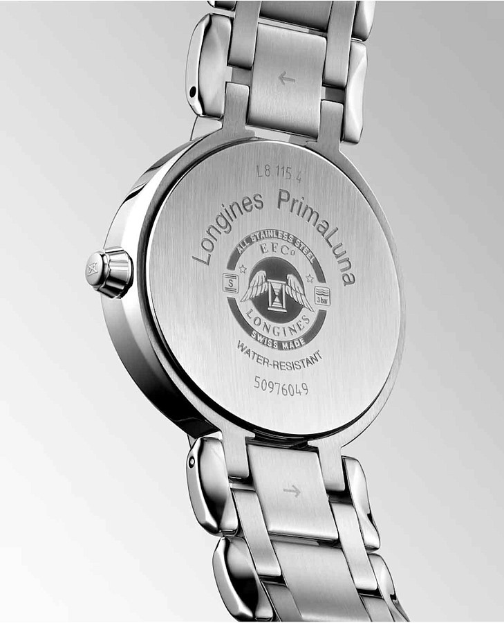 Часы Longines PrimaLuna L8.115.4.91.6 — женские, нержавеющая сталь