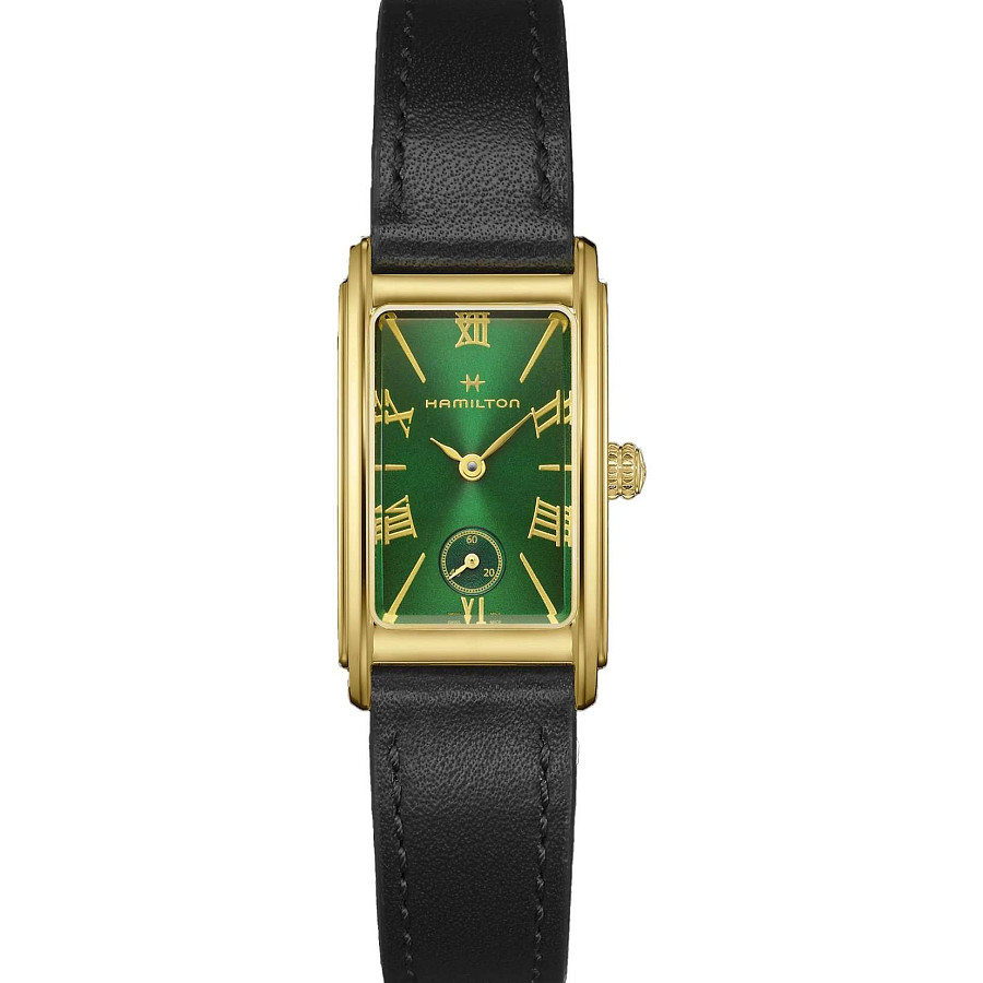 Часы Hamilton American Classic Ardmore Quartz H11261760 — женские, зеленый