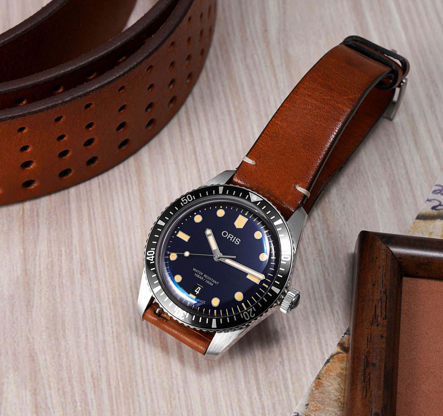 Часы Oris Divers Sixty‑Five 01 733 7707 4055-07 5 20 45 — сталь, Швейцария