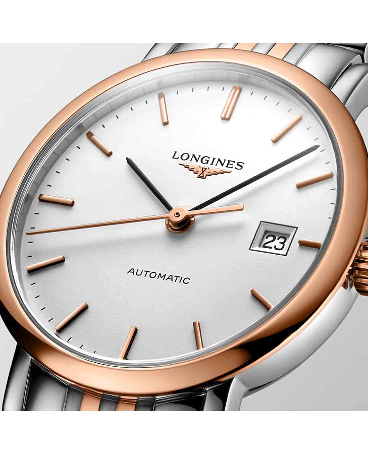 Часы Longines Elegant Collection L4.310.5.12.7 — механические, металл сталь