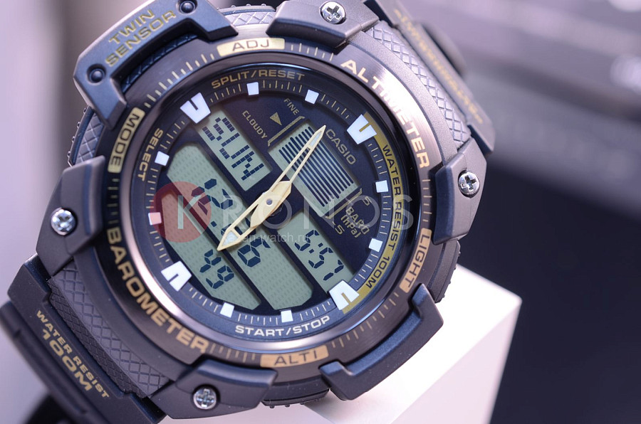 Часы Casio Collection SGW-400H-1B2 — кварцевые, алюминий металл