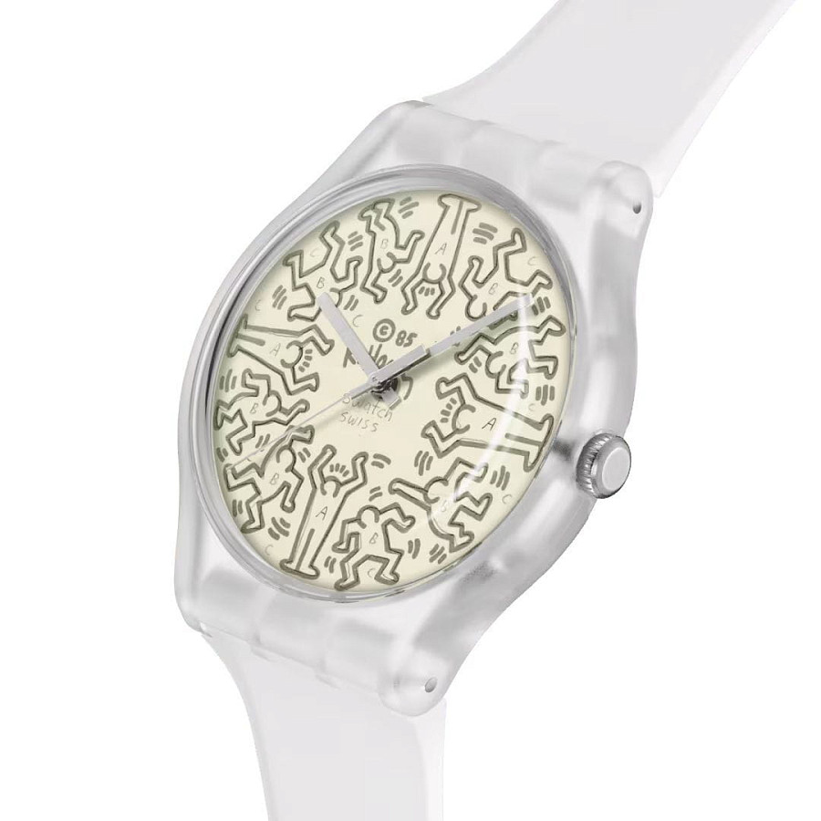 Часы Swatch New Gent Biosourced Swatch Pay! SO29Z146-5300 — кварцевые, пластик