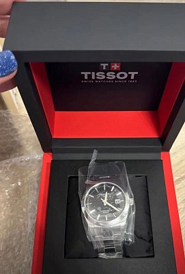 Фото покупателя: Швейцарские механические наручные часы Tissot Gentleman Powermatic 80 Silicium T127.407.11.051.00