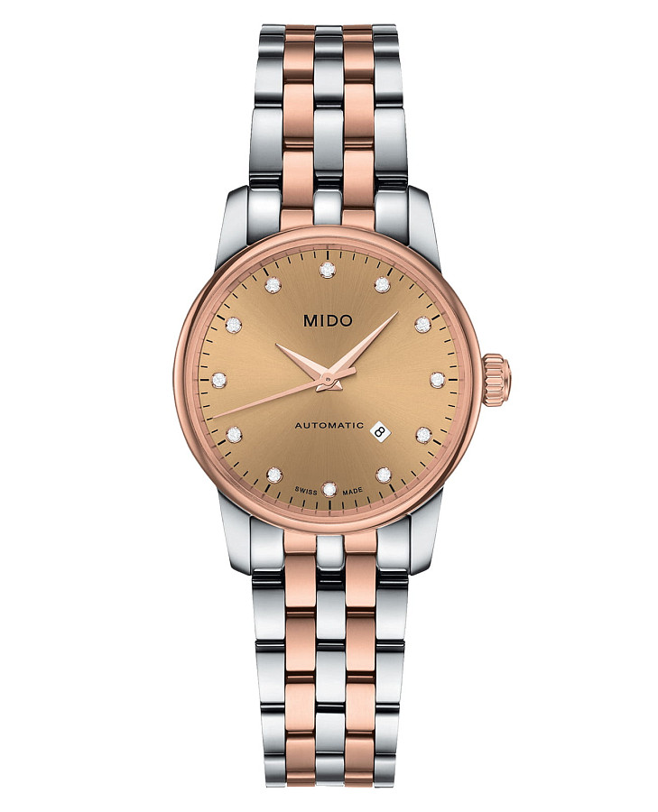 Часы Mido Baroncelli M7600.9.67.1 — женские, золотой