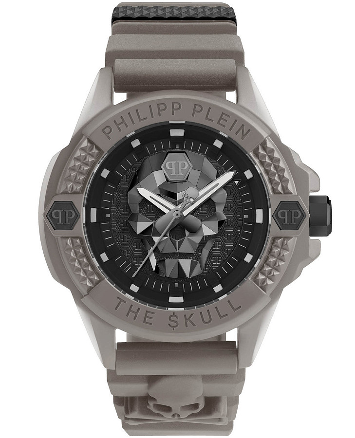 Часы Philipp Plein The Skull Ecoceramic PWUBA0323 — мужские, черный