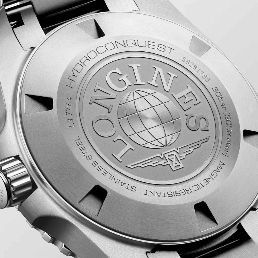 Часы Longines HydroConquest L3.779.4.96.6 — металл сталь, Швейцария