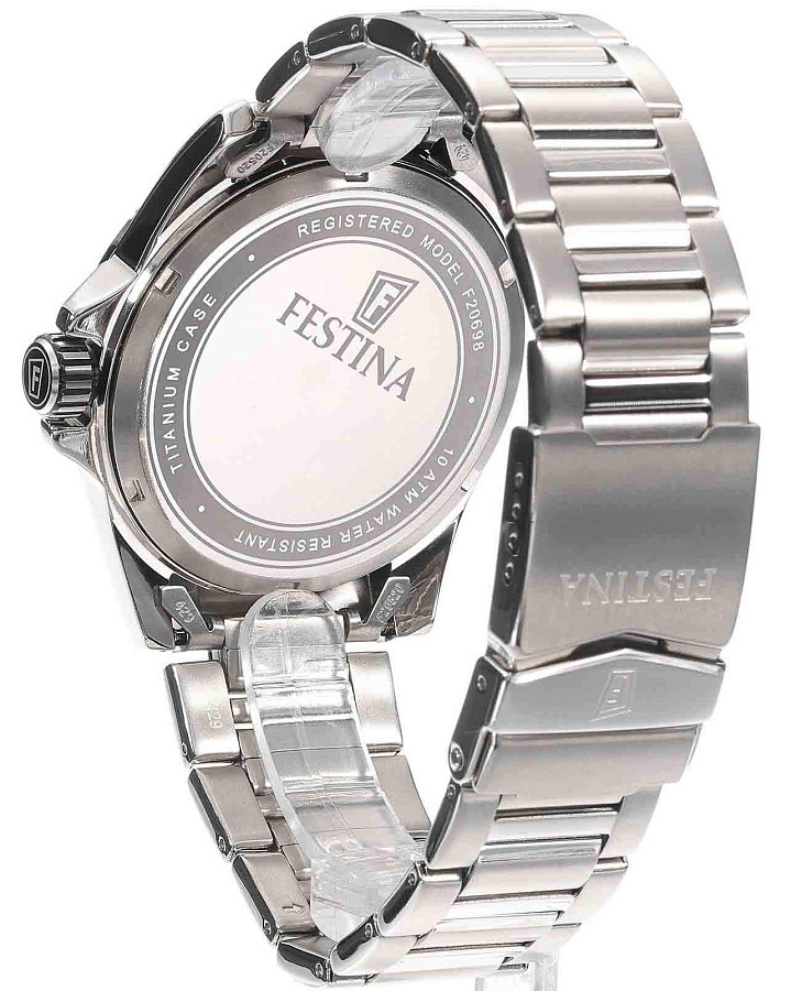Часы Festina Titanium F20698/1 — мужские, титановый