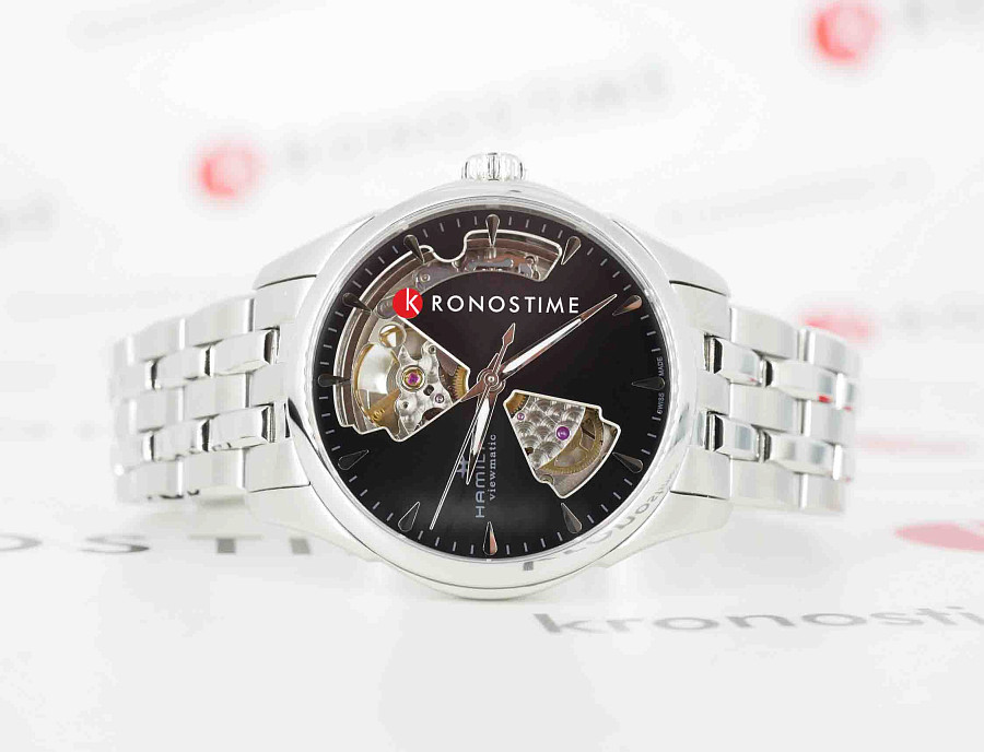 Часы Hamilton Jazzmaster Open Heart Auto H32215130 — механические, сталь