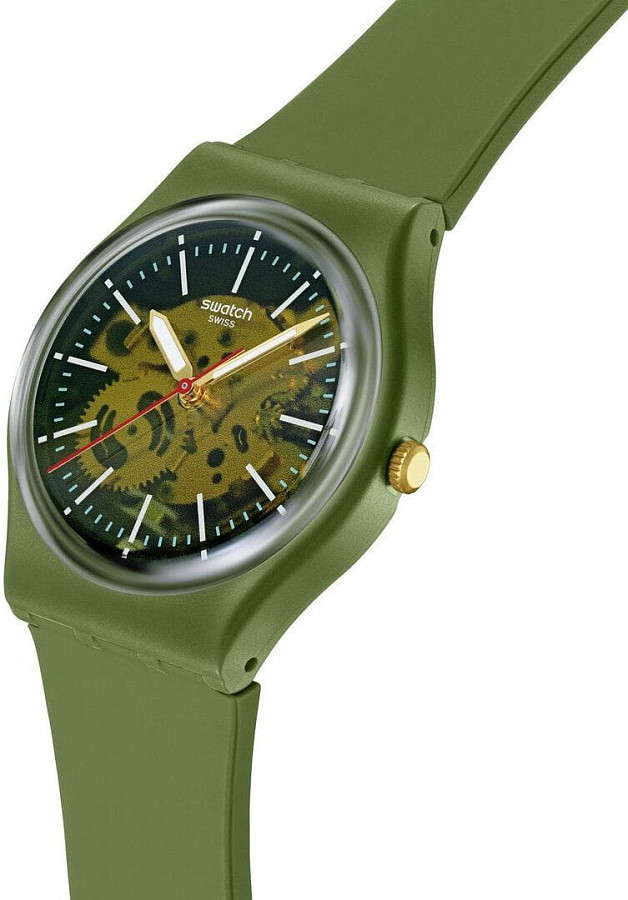 Часы Swatch Gent Biosourced Lacquered SO28G110 — кварцевые, пластик