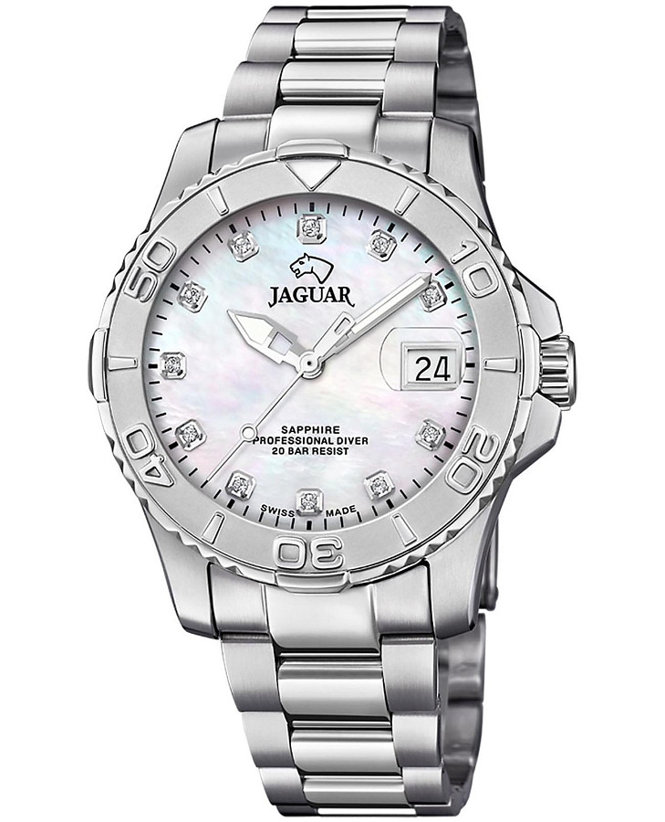 Часы Jaguar Couple Diver J969/5 — женские, перламутровый