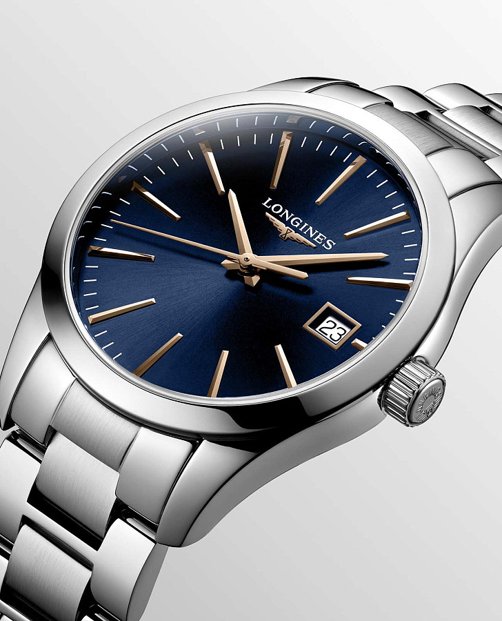 Часы Longines Conquest Classic L2.386.4.92.6 — сталь металл, нержавеющая сталь