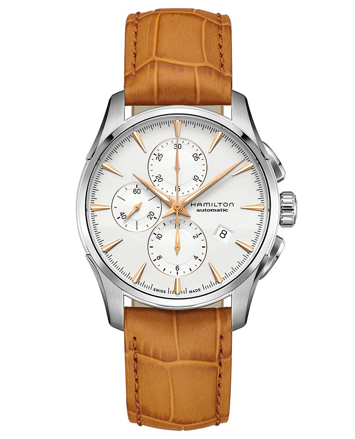 Часы Hamilton Jazzmaster Auto Chrono H32586511 — мужские, белый