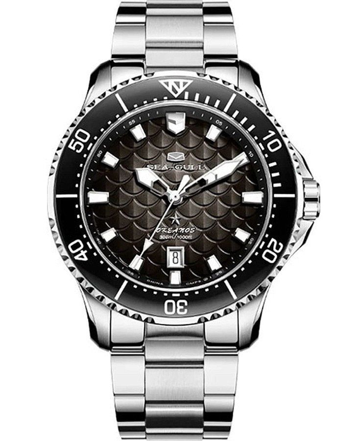 Часы Seagull Ocean Star 811.22.1216 — мужские, коричневый