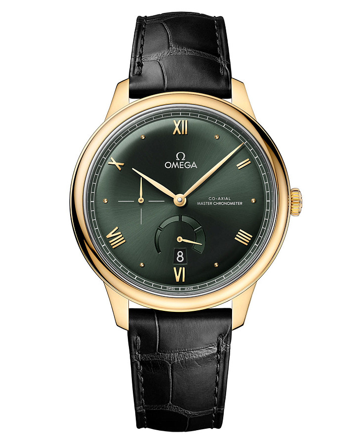 Часы Omega De Ville Prestige 434.53.41.21.10.001 — мужские, зеленый