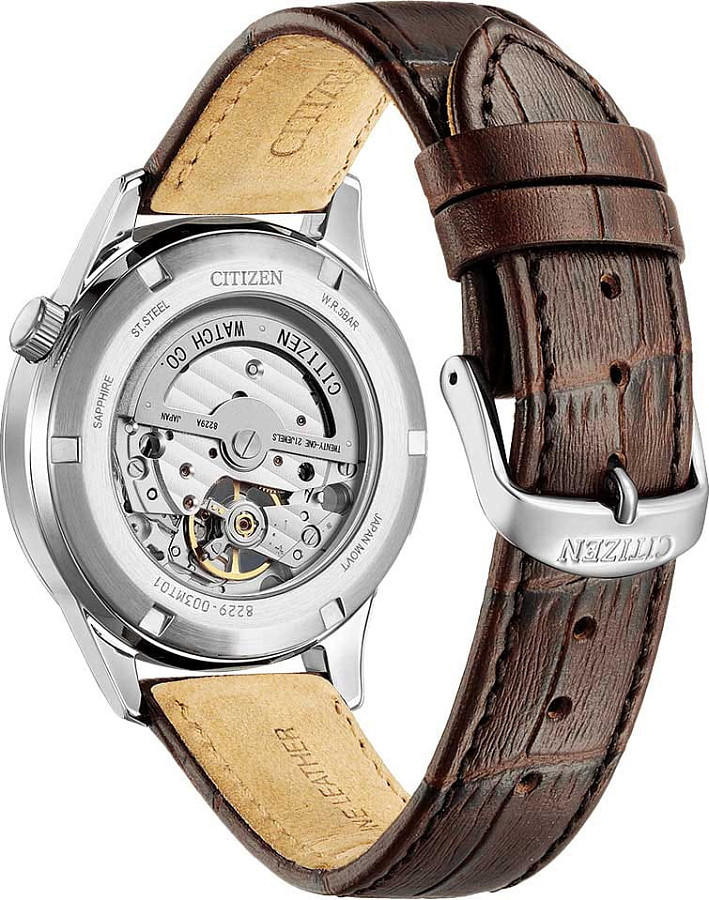 Часы Citizen Automatic NH9130-17A — металл сталь, Япония