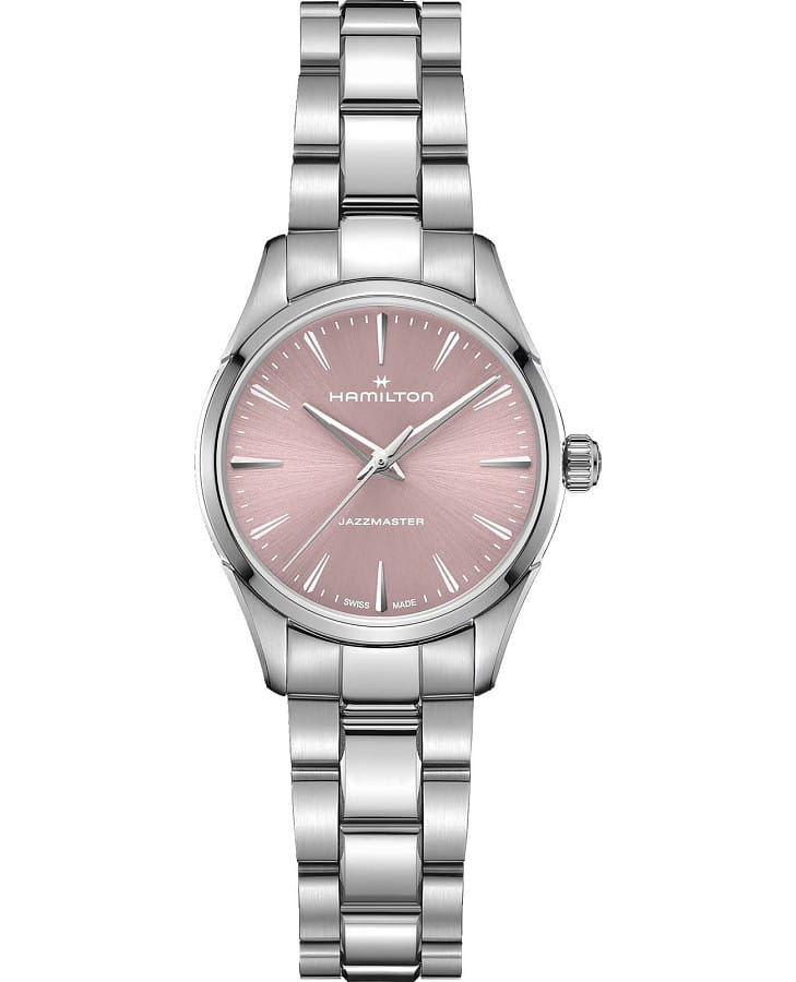 Часы Hamilton Jazzmaster Quartz 32 mm H32301171 — женские, розовый