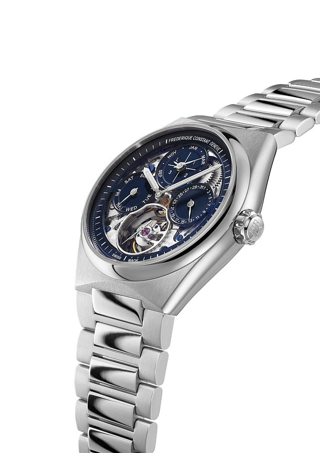 Часы Frederique Constant Highlife Tourbillon Perpetual Manufacture Calendar FC-975N4NH6B — механические, металл сталь