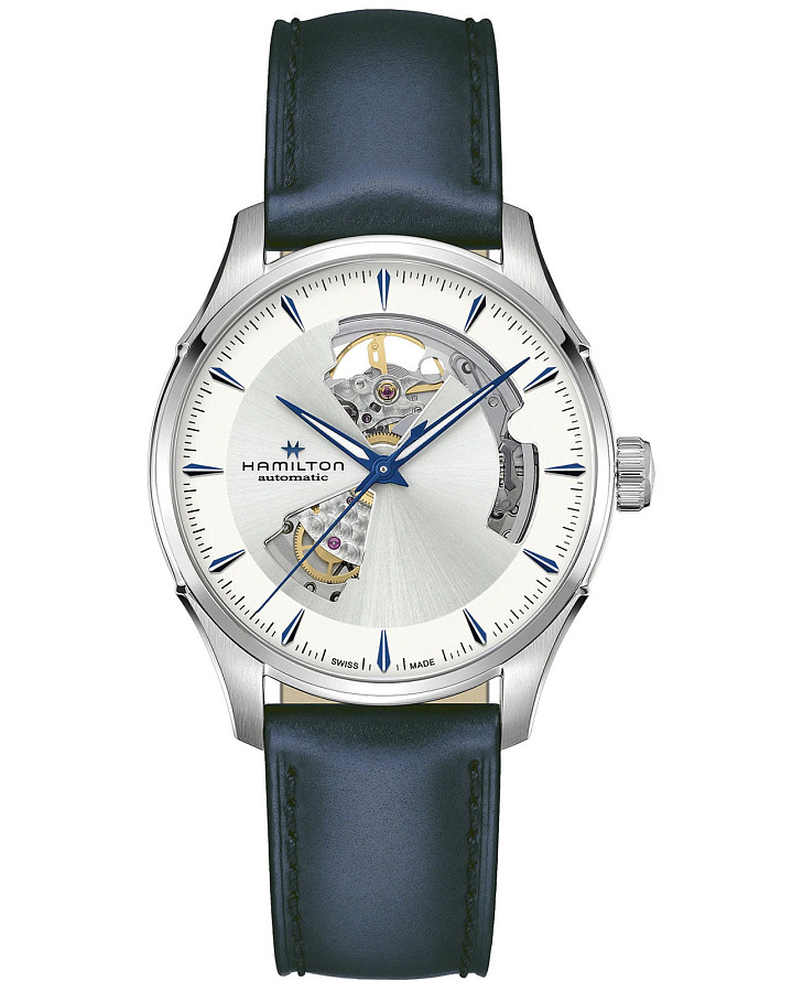 Часы Hamilton Jazzmaster Open Heart Auto H32675650 — мужские, серебристый