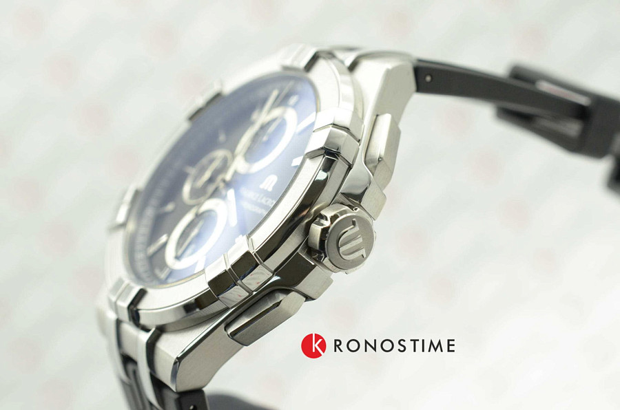 Часы Maurice Lacroix Aikon Chronograph AI1018-SS001-330-2 — мужские, каучук