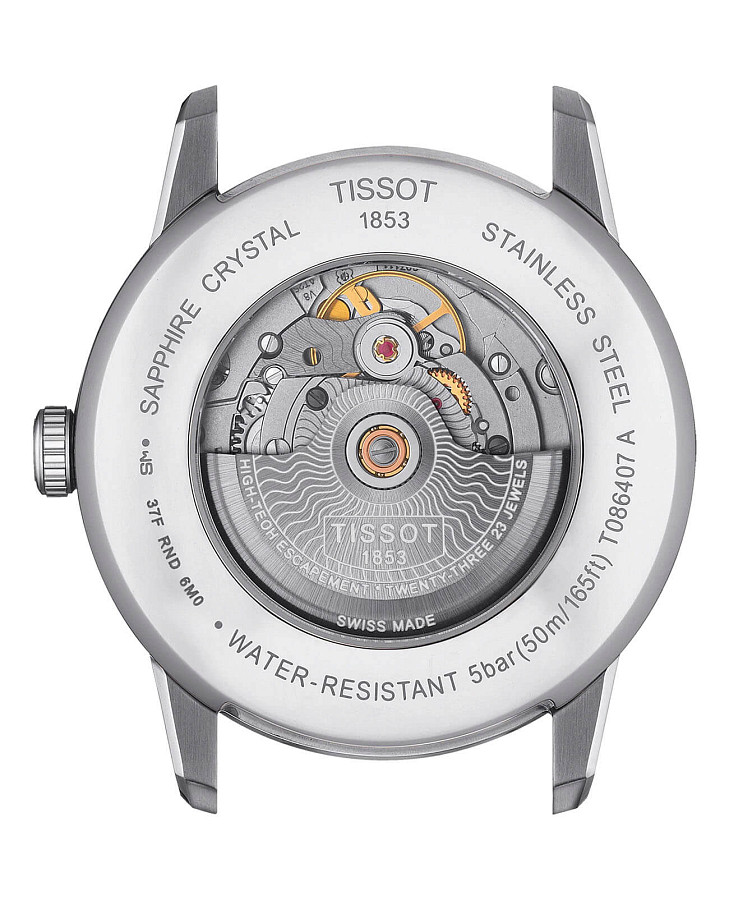 Часы Tissot Luxury Powermatic 80 T086.407.11.037.00 — сталь металл, Швейцария