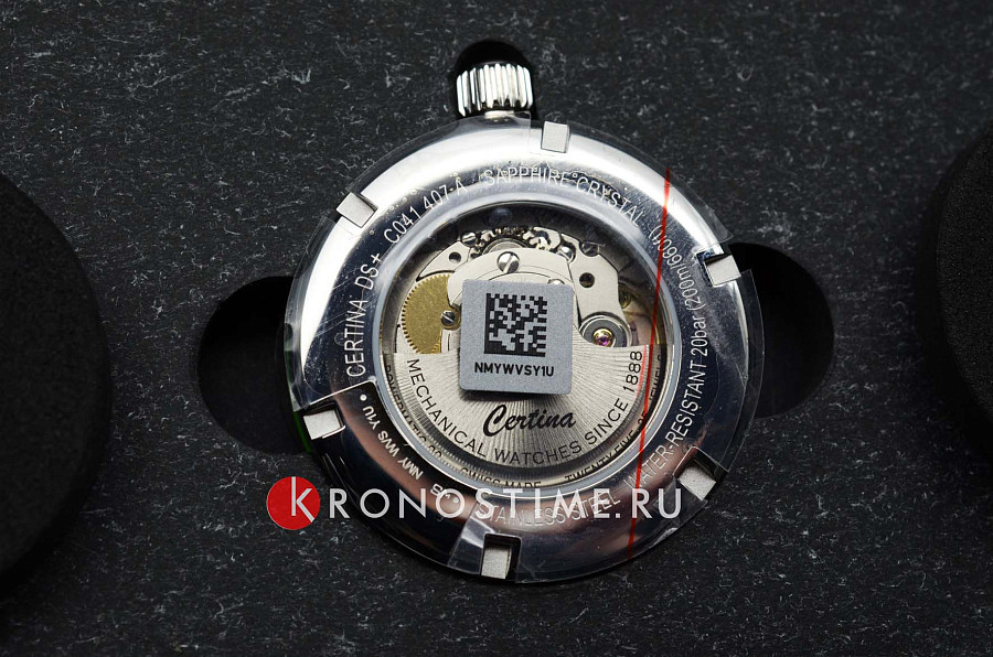 Часы Certina DS+ C041.407.19.041.01 — металл сталь, механические