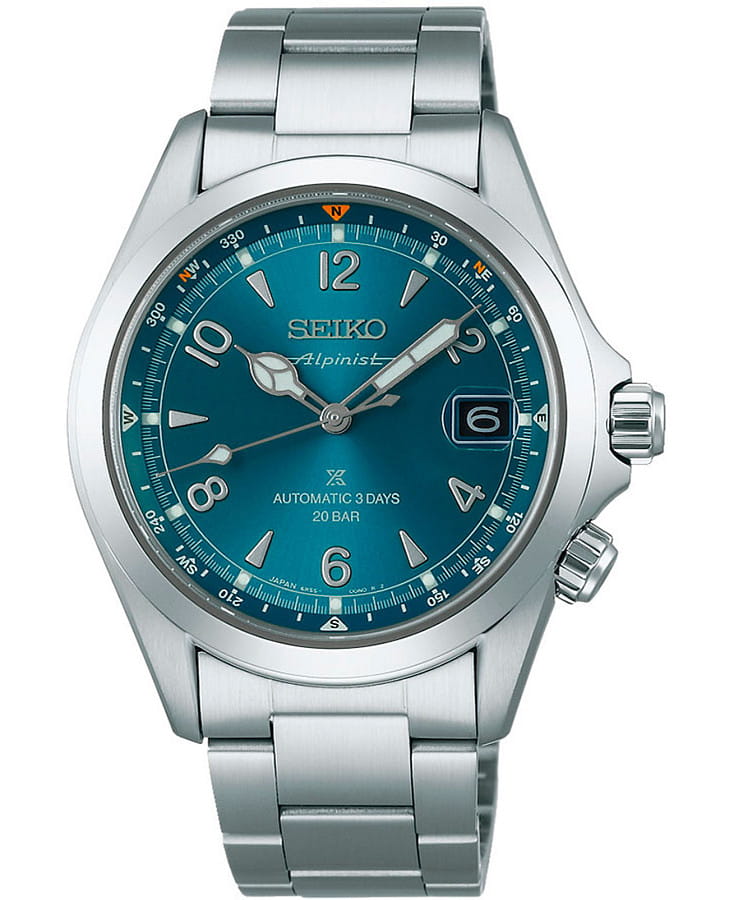 Часы Seiko Prospex Alpinist SPB503J1 — мужские, бирюзовый