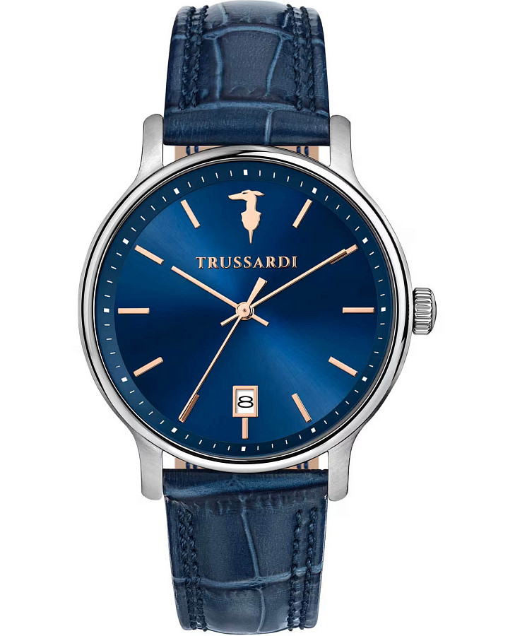 Часы Trussardi T-Inedito R2451174004 — мужские, синий