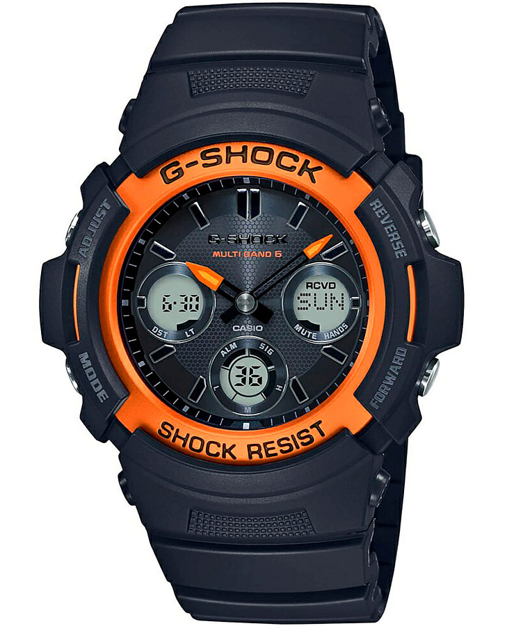 Часы Casio G-Shock AWG-M100SF-1H4 — мужские, черный