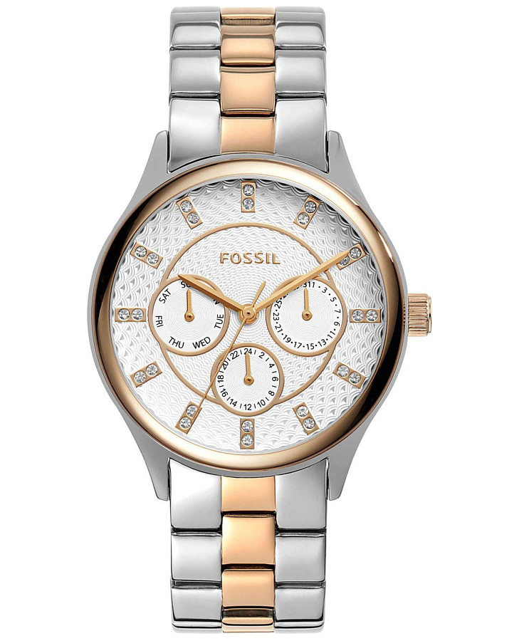 Часы Fossil Carlie BQ1564 — женские, белый