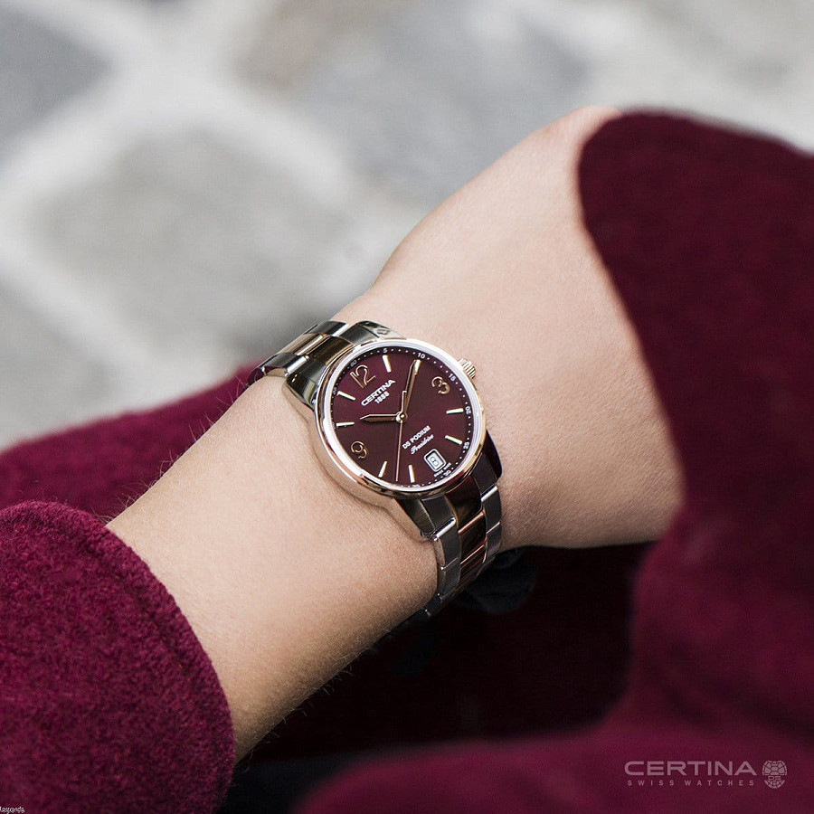 Часы Certina DS Podium Lady 33mm C034.210.22.427.00 — сталь металл, Швейцария
