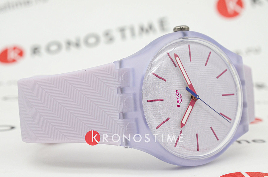 Часы Swatch Lavendaze SO29V101 — пластик, Швейцария