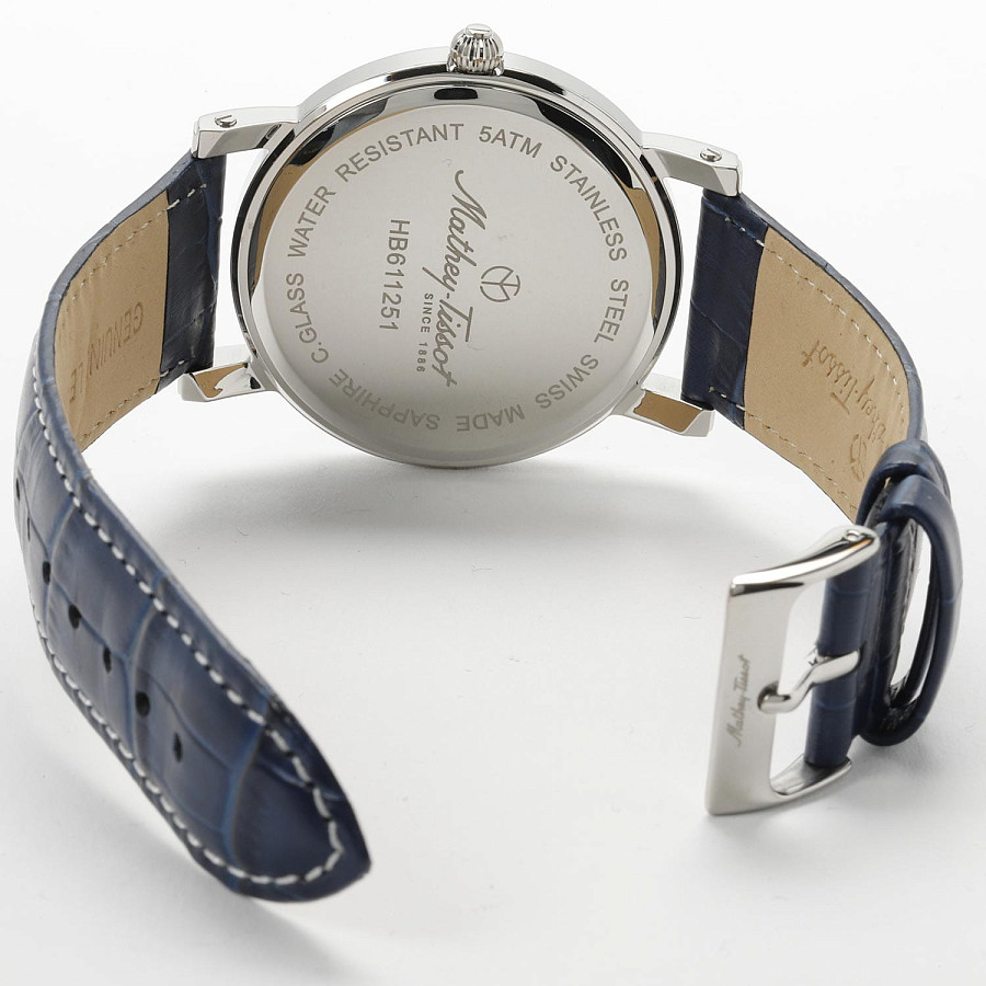 Часы Mathey-Tissot City Leather HB611251ABU — Швейцария, кварцевые