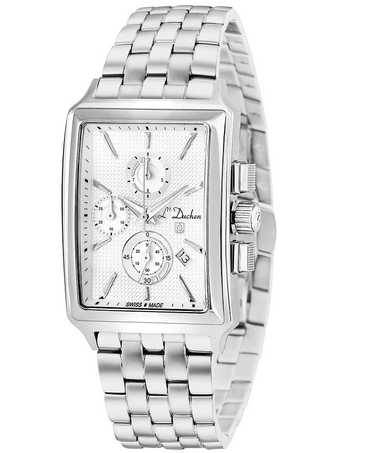 Часы L'Duchen Adventure Chrono D 612.10.33 — кварцевые, сталь металл