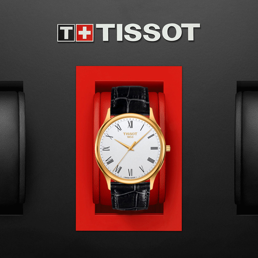Часы Tissot Excellence 18K Gold T926.410.16.013.00 — кварцевые, золото металл