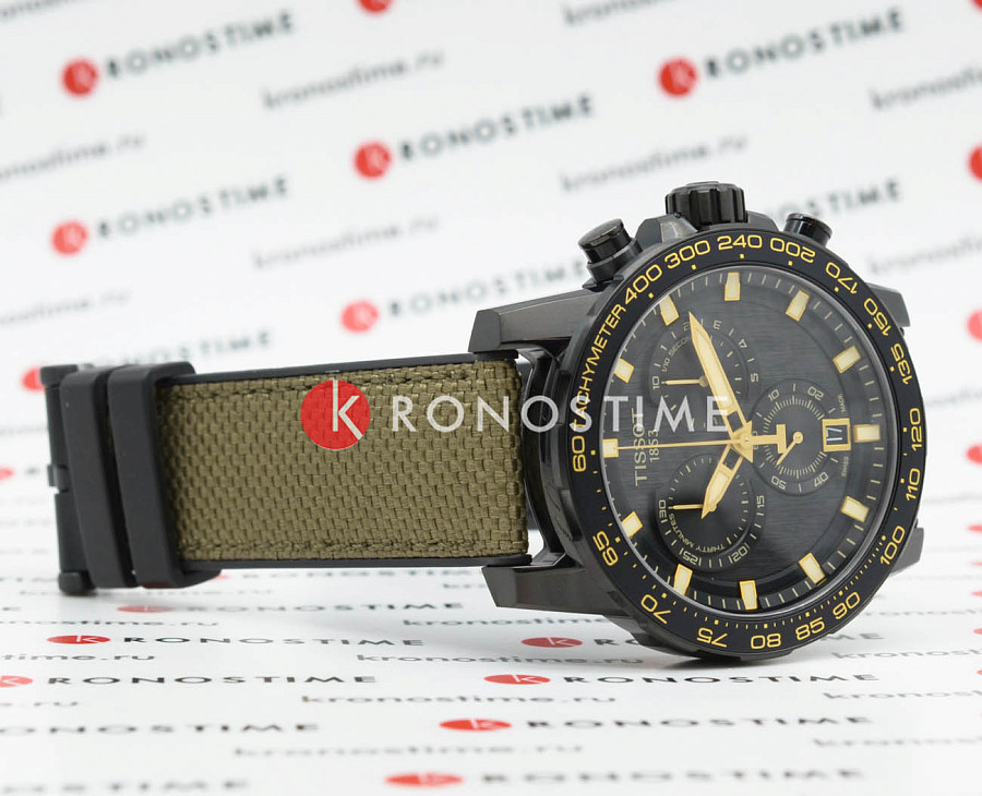 Часы Tissot SuperSport Chrono T125.617.37.051.01 — кожа + каучук, мужские
