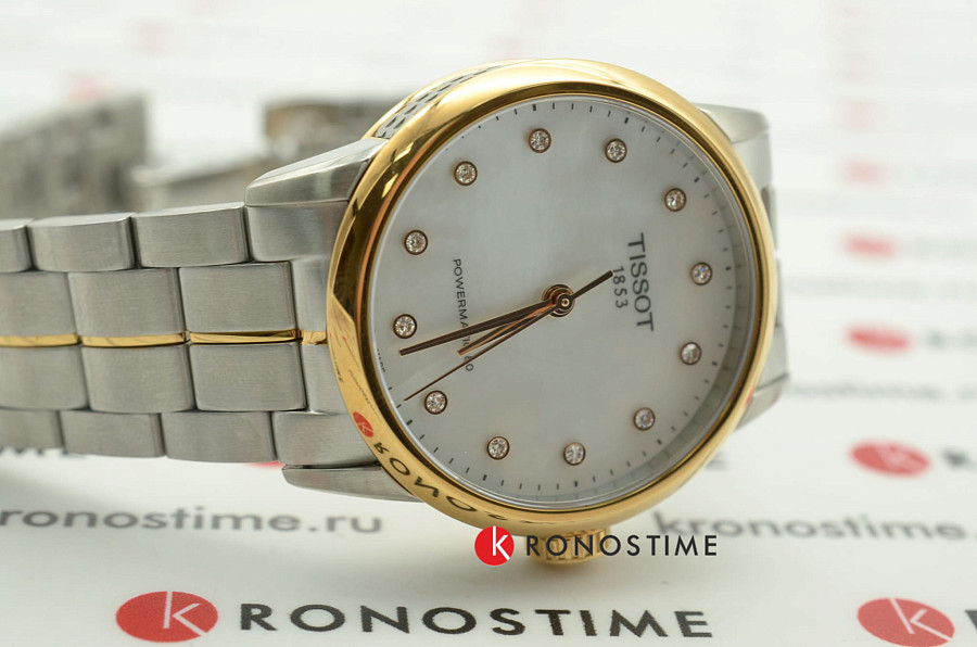 Часы Tissot Luxury Powermatic 80 Lady T086.207.22.116.00 — женские, сталь c pvd покрытием