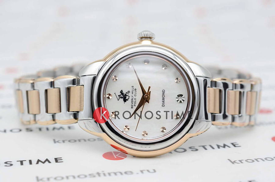 Часы Beverly Hills Polo Club Ladies Quartz BP3883C.520 — кварцевые, суперметалл металл