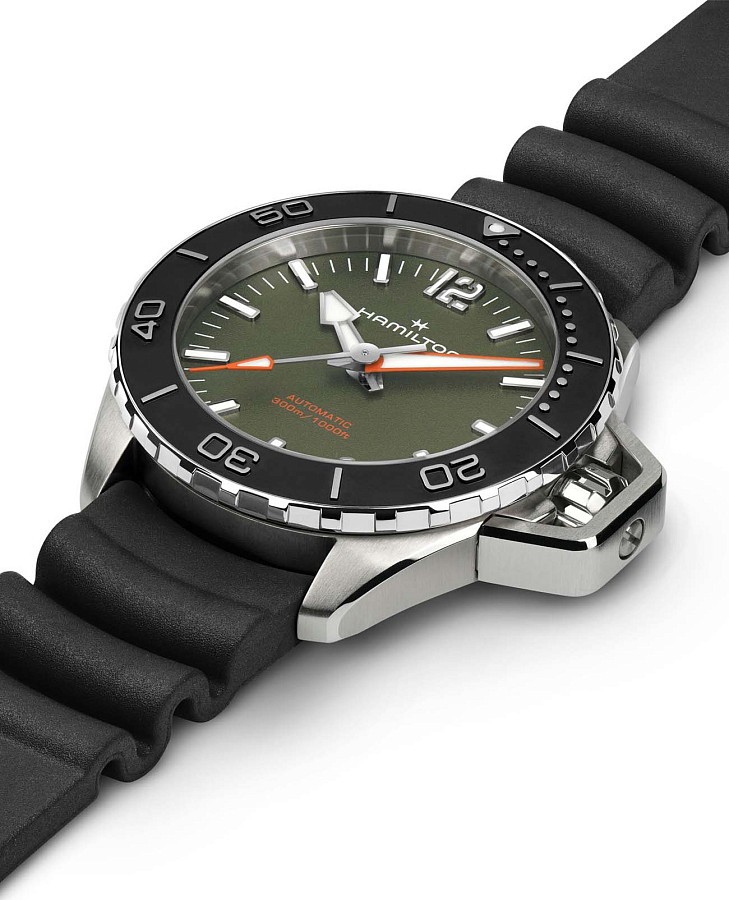 Часы Hamilton Khaki Navy Frogman Auto H77455360 — металл сталь, Швейцария