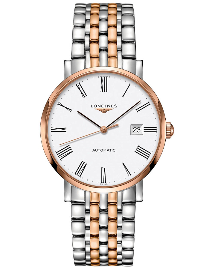 Часы Longines Elegant Collection L4.910.5.11.7 — мужские, белый